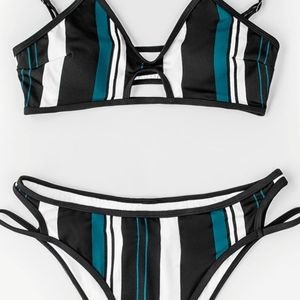 Cupshe striped bikini